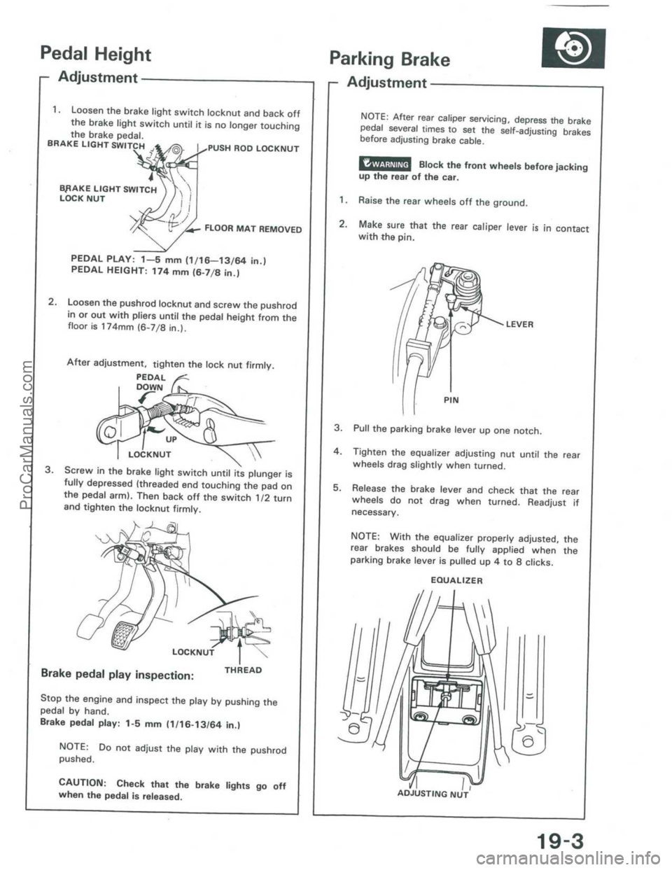 ACURA INTEGRA 1986  Service Repair Manual ProCarManuals.com 