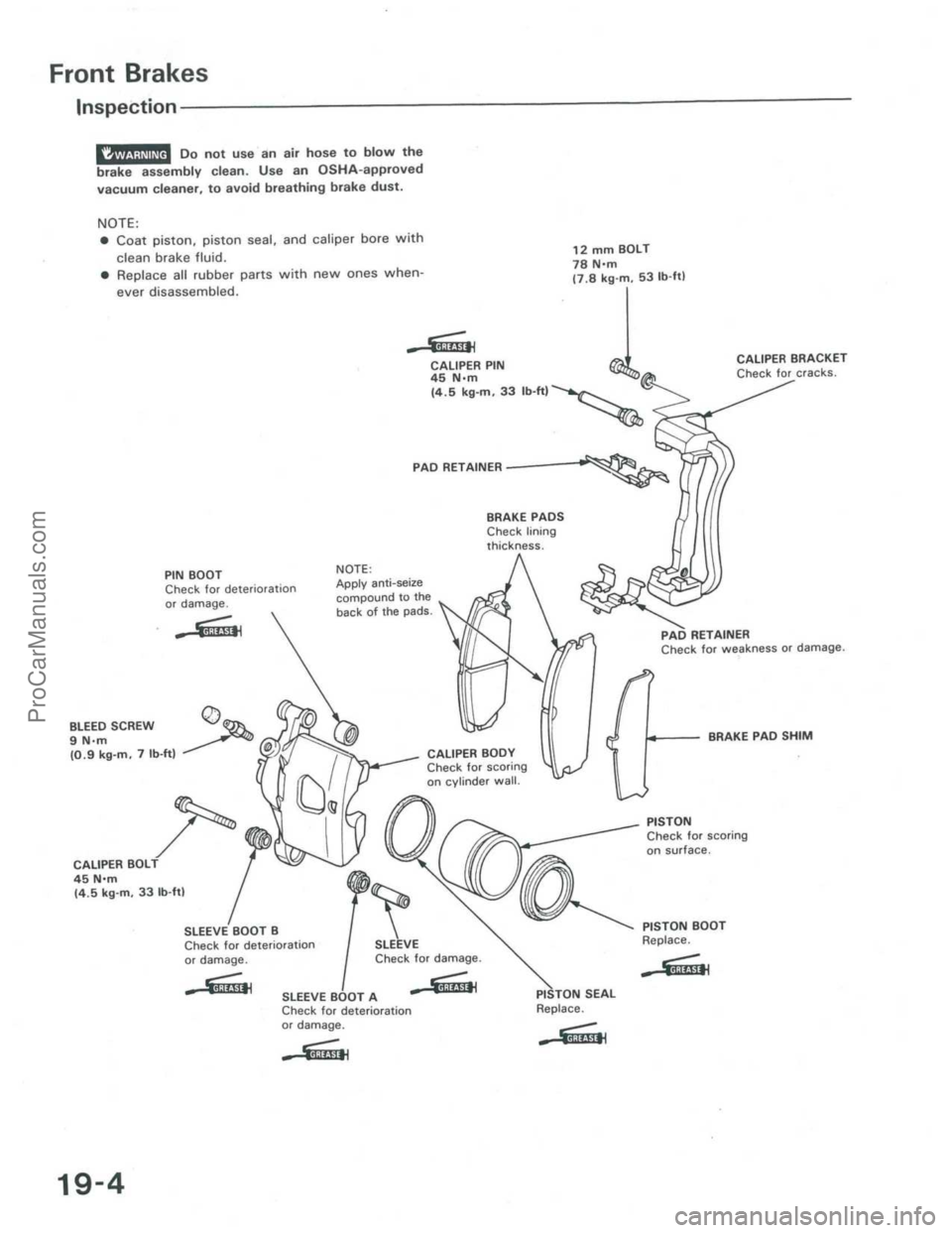 ACURA INTEGRA 1986  Service Repair Manual ProCarManuals.com 