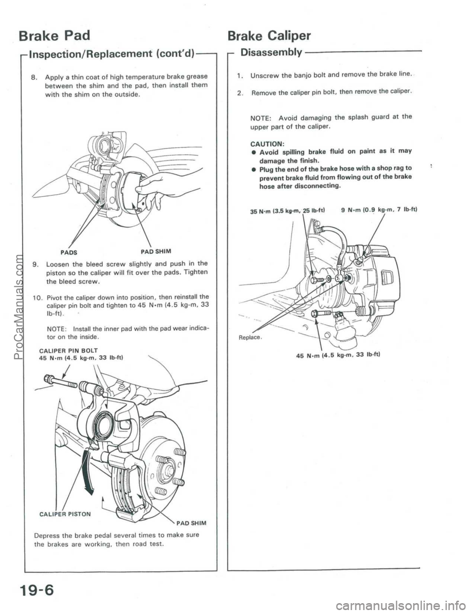ACURA INTEGRA 1986  Service Repair Manual ProCarManuals.com 
