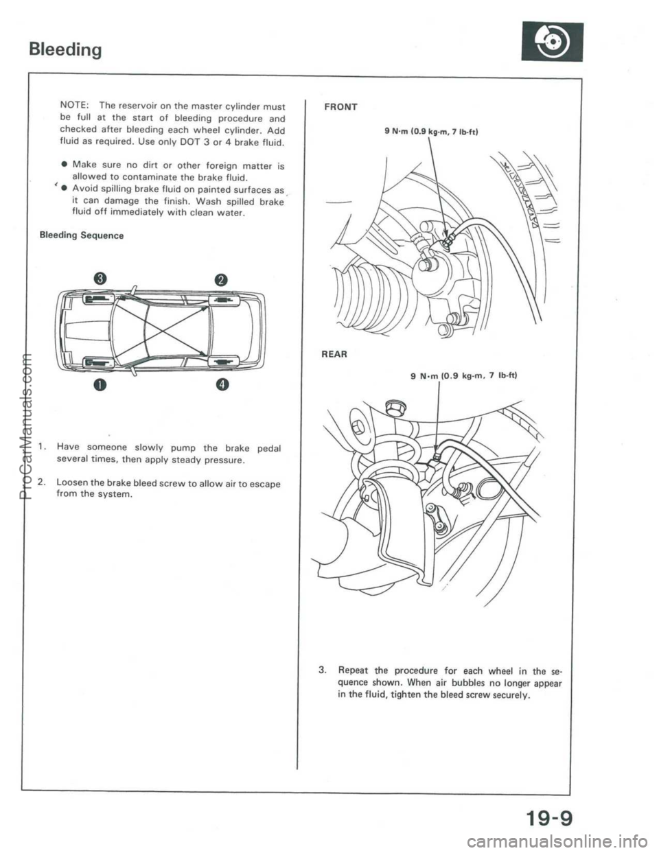 ACURA INTEGRA 1986  Service Repair Manual ProCarManuals.com 