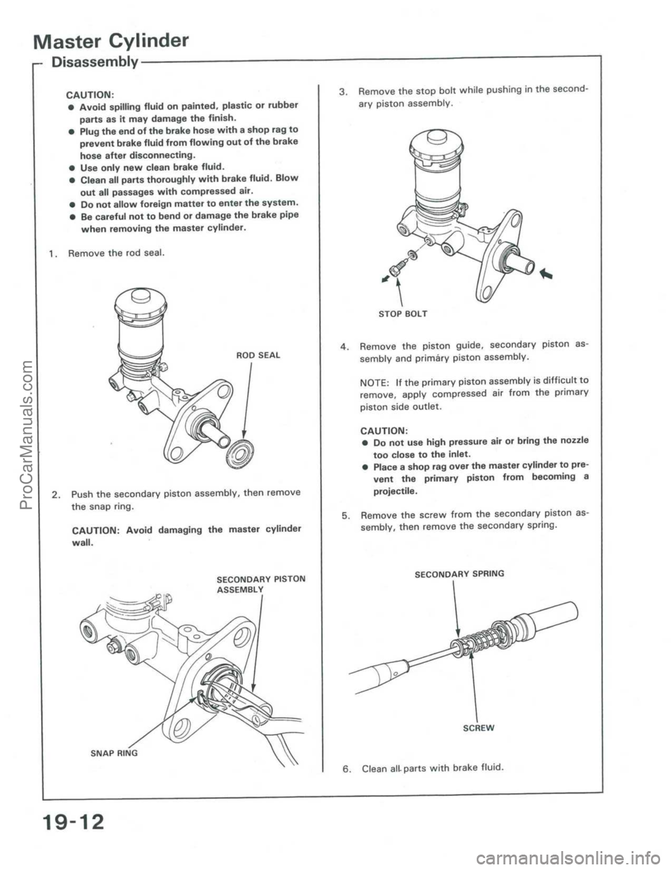 ACURA INTEGRA 1986  Service Repair Manual ProCarManuals.com 