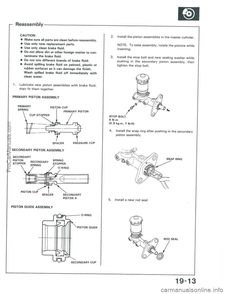 ACURA INTEGRA 1986  Service Repair Manual ProCarManuals.com 