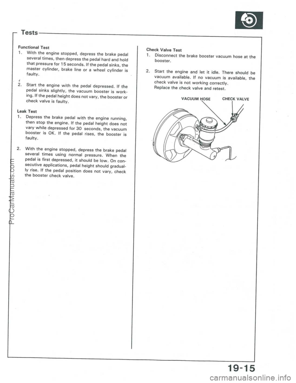 ACURA INTEGRA 1986  Service Repair Manual ProCarManuals.com 