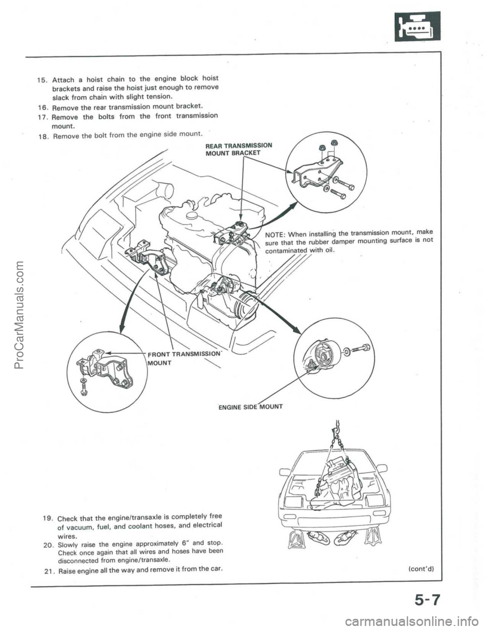ACURA INTEGRA 1986 Service Service Manual ProCarManuals.com ACURA INTEGRA 1986 Service Service Manual ProCarManuals.com