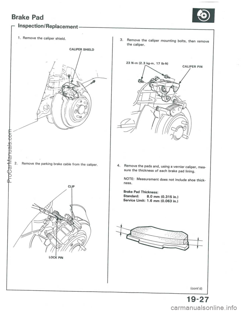 ACURA INTEGRA 1986  Service Repair Manual ProCarManuals.com 