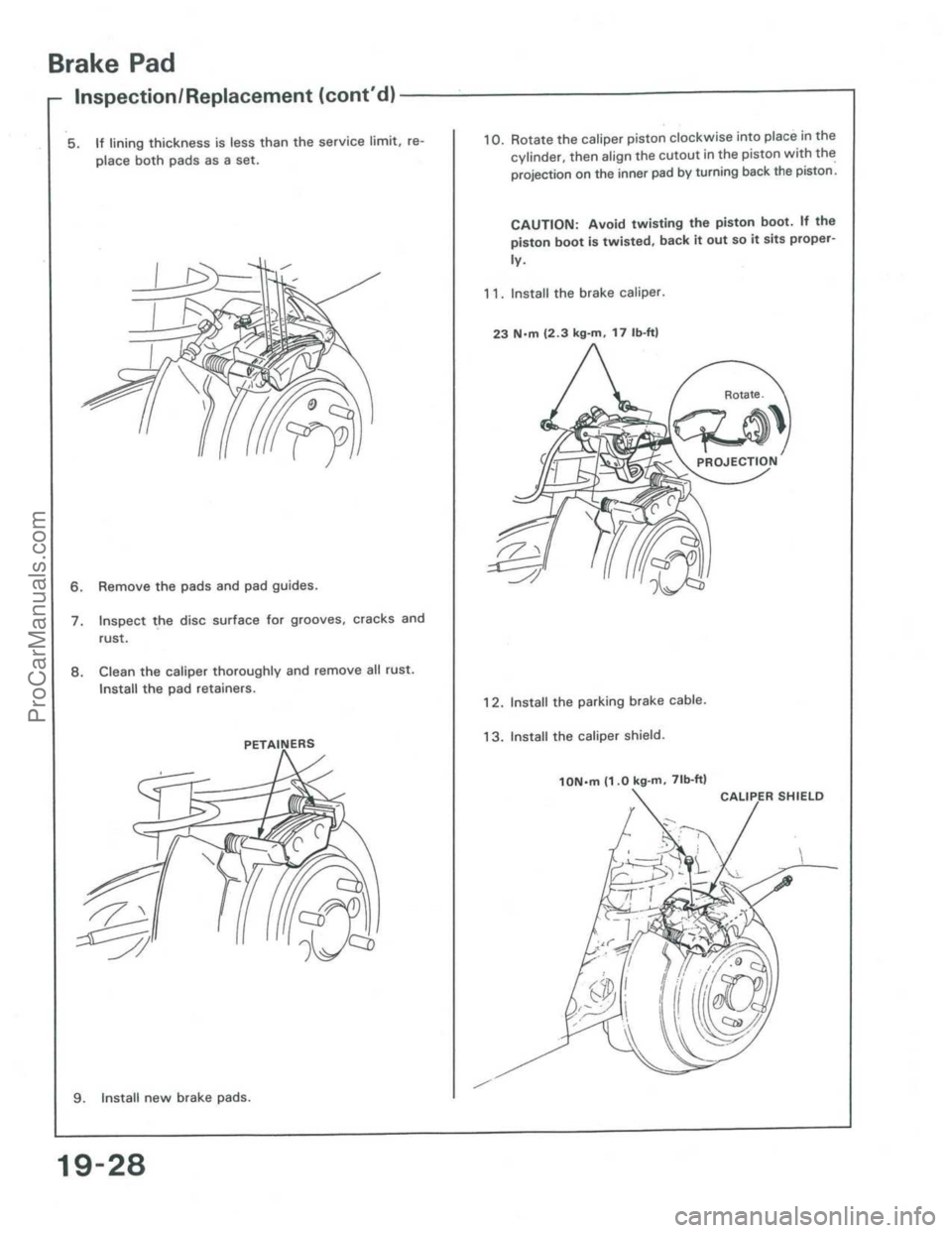 ACURA INTEGRA 1986  Service Repair Manual ProCarManuals.com 