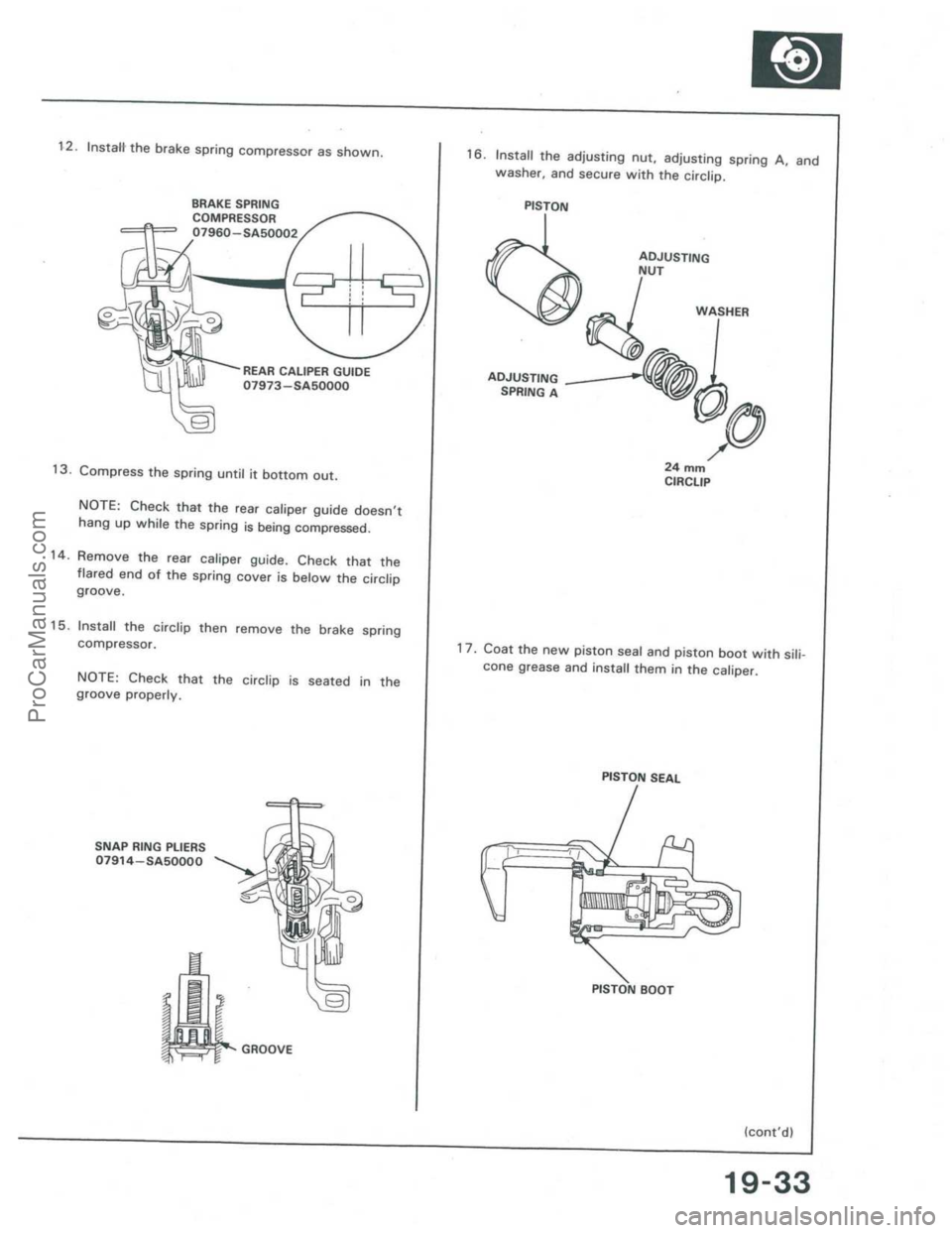 ACURA INTEGRA 1986  Service Repair Manual ProCarManuals.com 