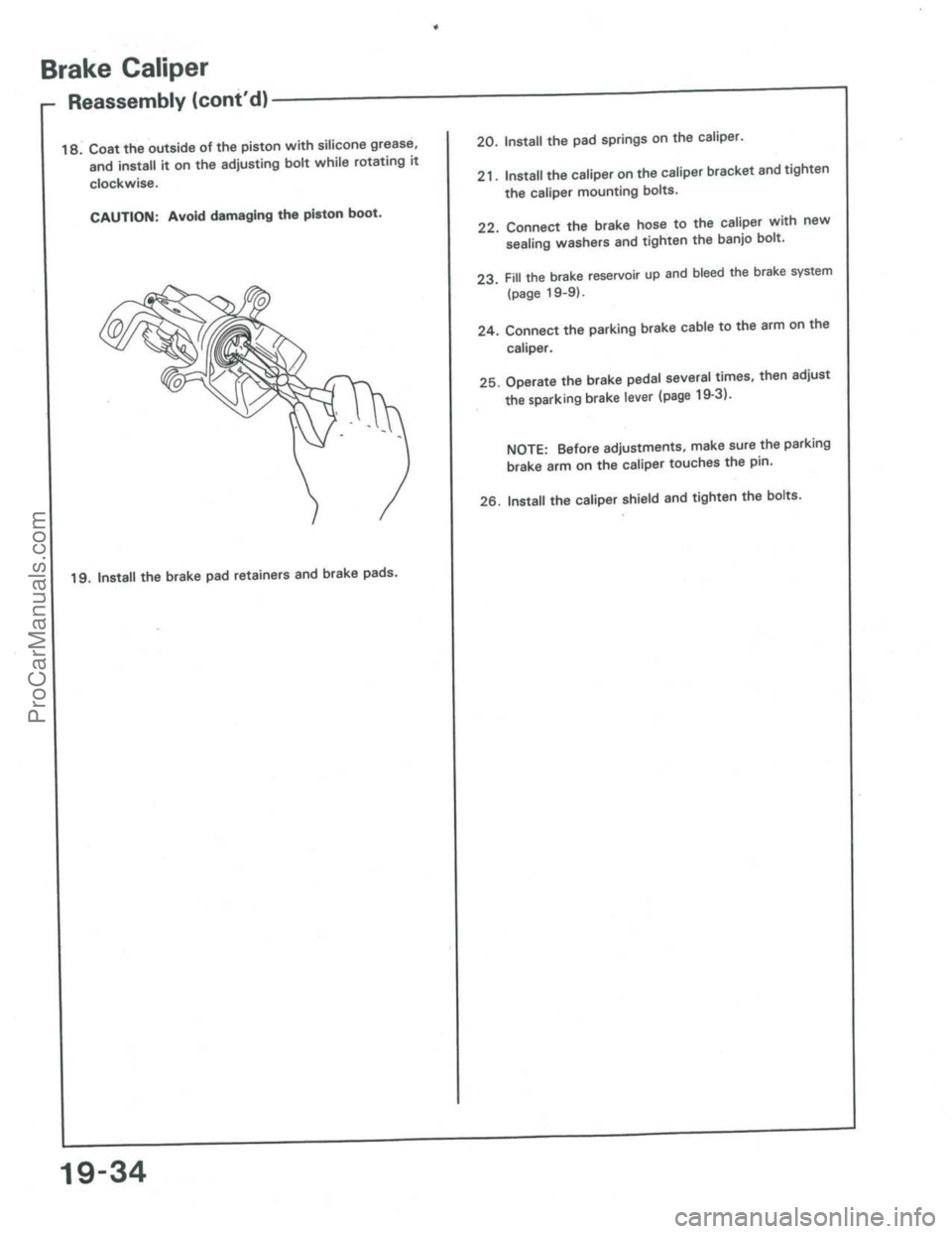 ACURA INTEGRA 1986  Service Repair Manual ProCarManuals.com 