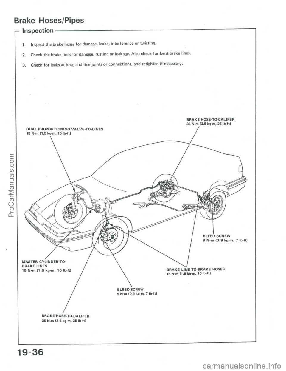 ACURA INTEGRA 1986  Service Repair Manual ProCarManuals.com 