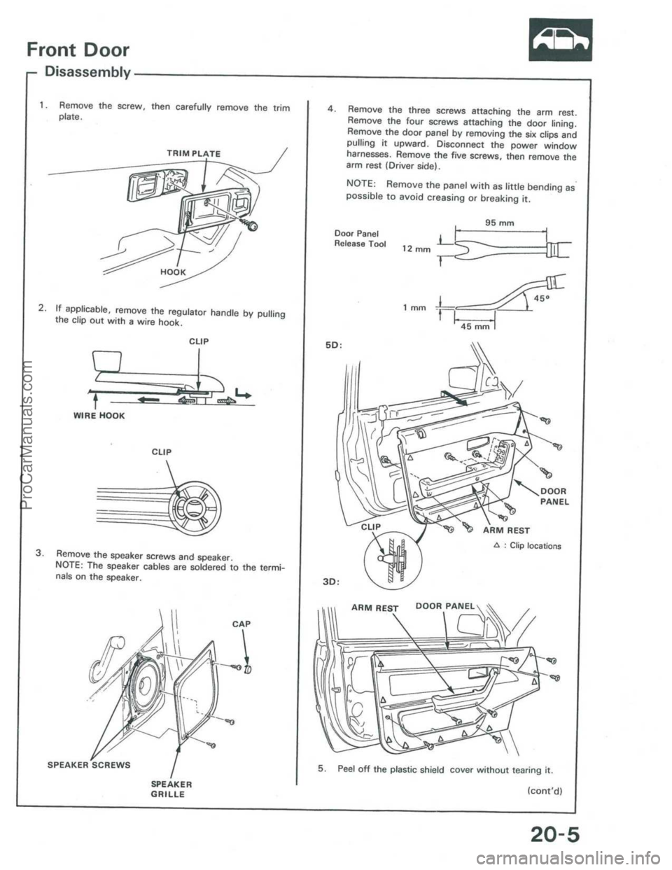 ACURA INTEGRA 1986 Service Repair Manual ProCarManuals.com ACURA INTEGRA 1986 Service Repair Manual ProCarManuals.com