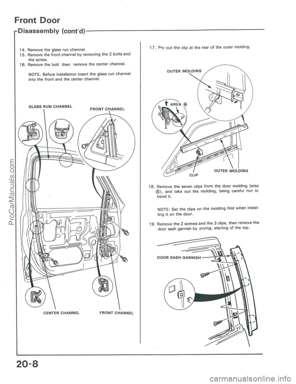 ACURA INTEGRA 1986 Service Repair Manual ProCarManuals.com ACURA INTEGRA 1986 Service Repair Manual ProCarManuals.com