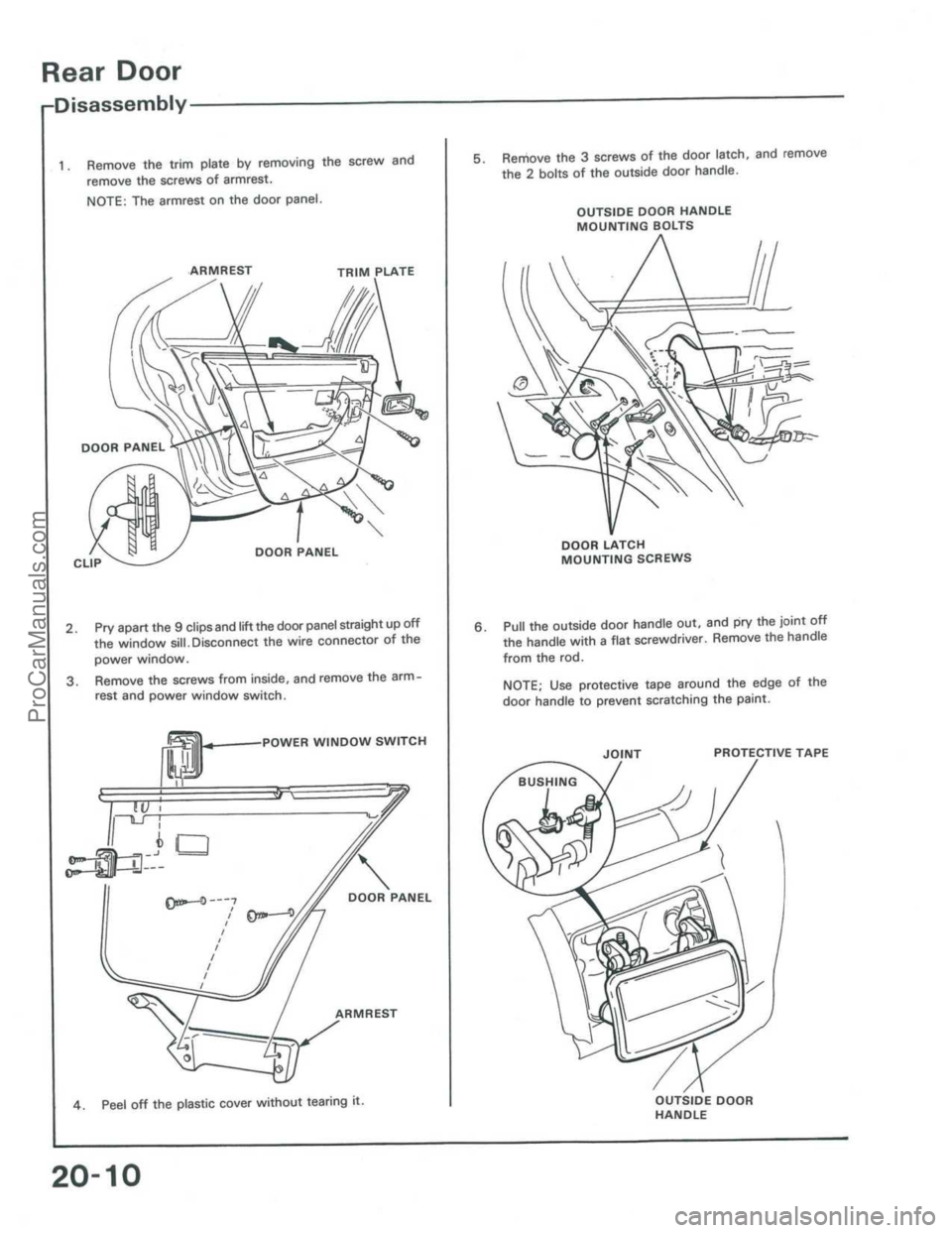 ACURA INTEGRA 1986 Service Repair Manual ProCarManuals.com ACURA INTEGRA 1986 Service Repair Manual ProCarManuals.com