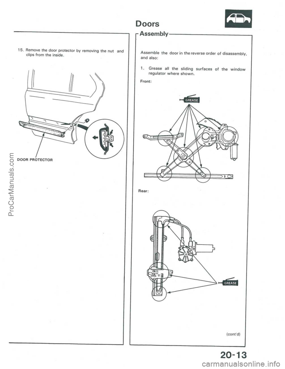 ACURA INTEGRA 1986 Service Repair Manual ProCarManuals.com ACURA INTEGRA 1986 Service Repair Manual ProCarManuals.com