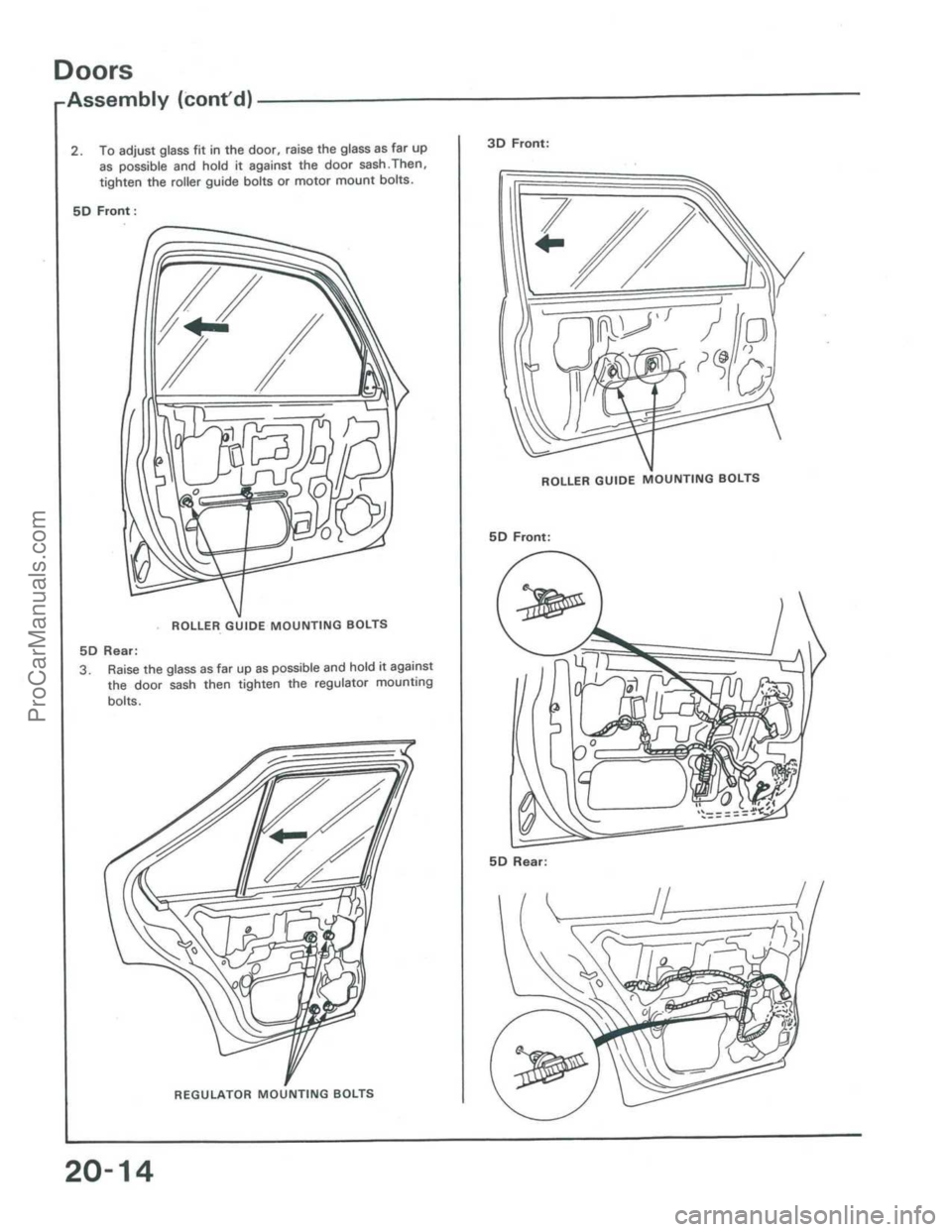 ACURA INTEGRA 1986 Service Repair Manual ProCarManuals.com ACURA INTEGRA 1986 Service Repair Manual ProCarManuals.com
