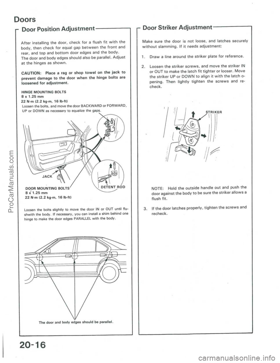 ACURA INTEGRA 1986 Service Repair Manual ProCarManuals.com ACURA INTEGRA 1986 Service Repair Manual ProCarManuals.com