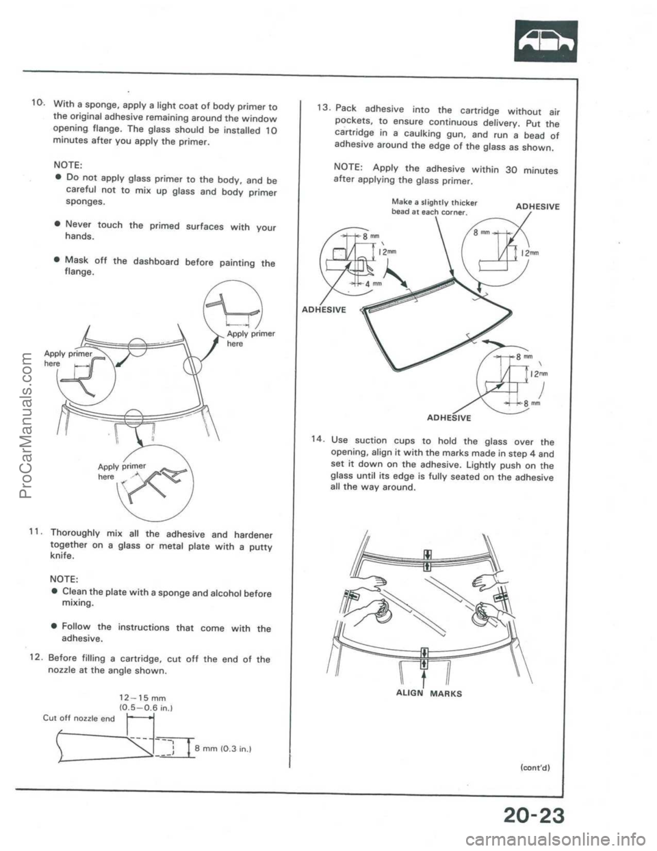 ACURA INTEGRA 1986  Service Repair Manual ProCarManuals.com 