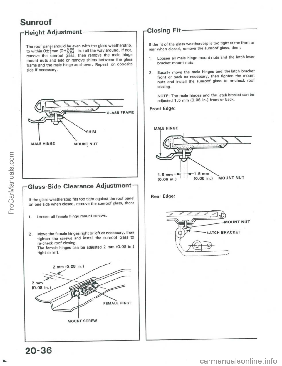ACURA INTEGRA 1986 Service Repair Manual ProCarManuals.com ACURA INTEGRA 1986 Service Repair Manual ProCarManuals.com