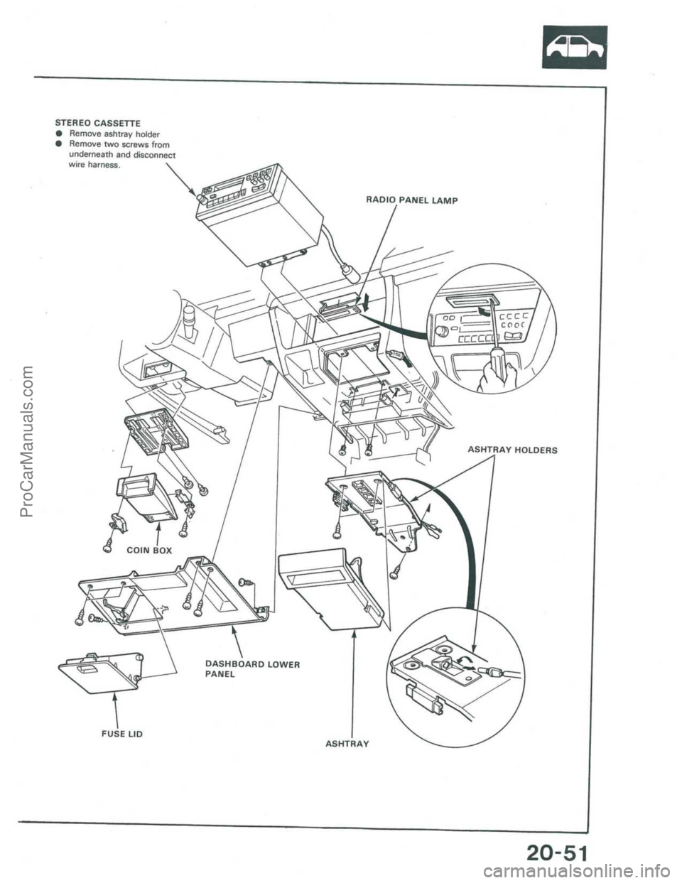 ACURA INTEGRA 1986  Service Repair Manual ProCarManuals.com 