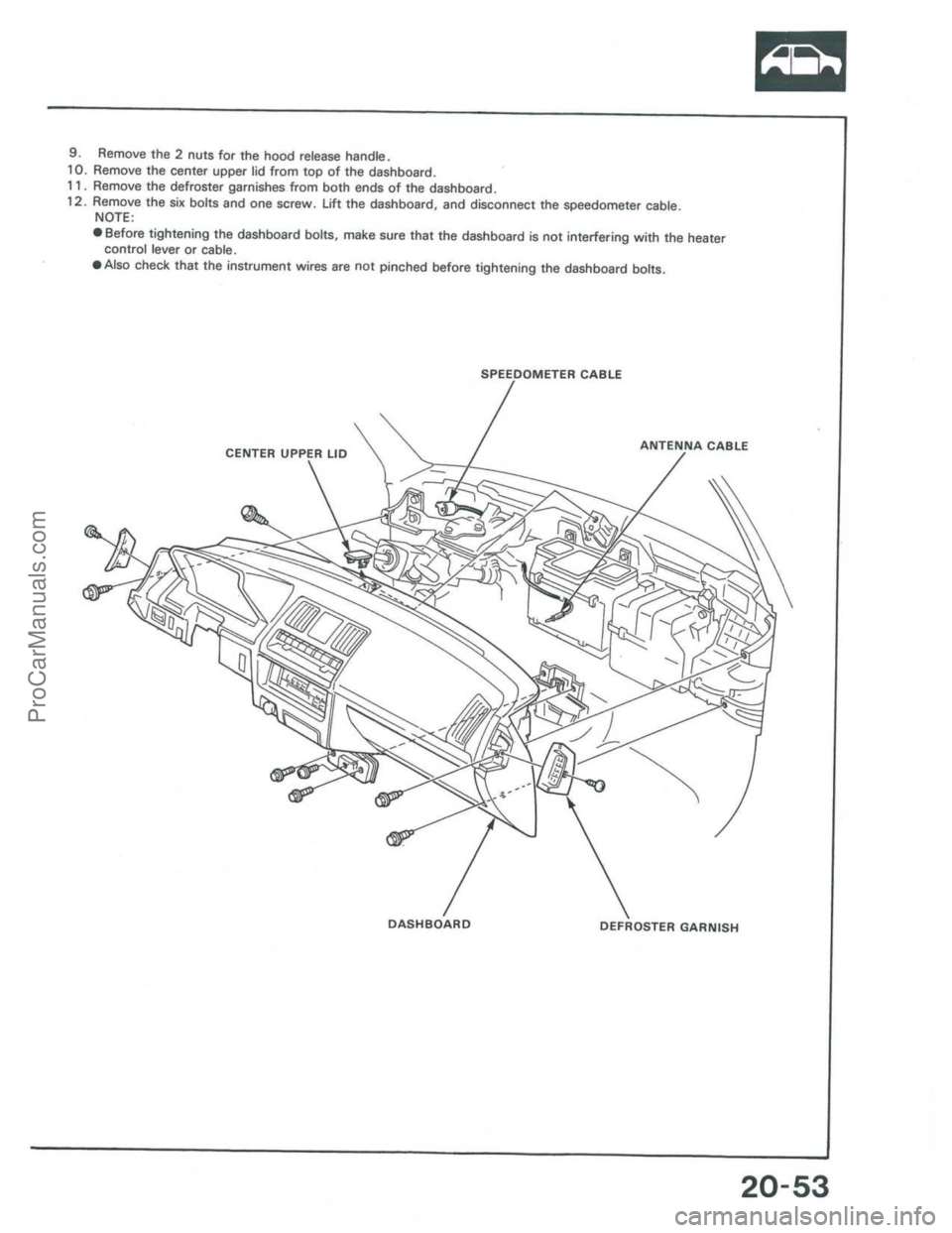 ACURA INTEGRA 1986  Service Repair Manual ProCarManuals.com 