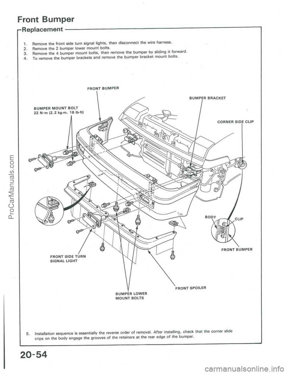 ACURA INTEGRA 1986  Service Repair Manual ProCarManuals.com 
