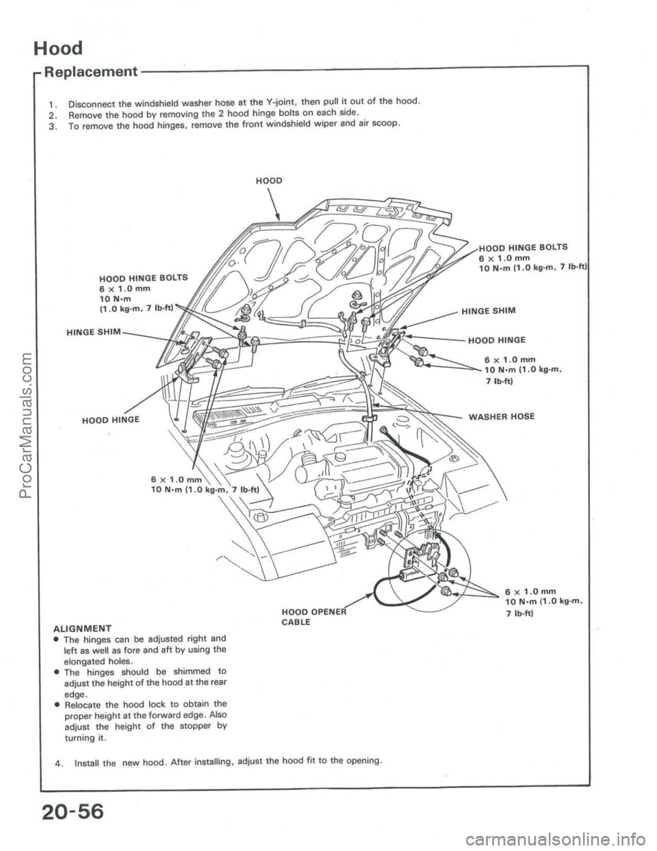 ACURA INTEGRA 1986  Service Repair Manual ProCarManuals.com 