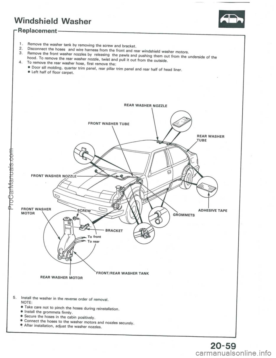 ACURA INTEGRA 1986 Service Repair Manual ProCarManuals.com ACURA INTEGRA 1986 Service Repair Manual ProCarManuals.com