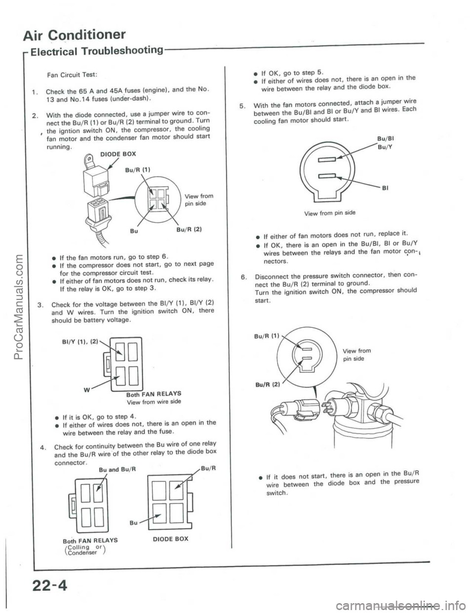 ACURA INTEGRA 1986  Service Repair Manual ProCarManuals.com 