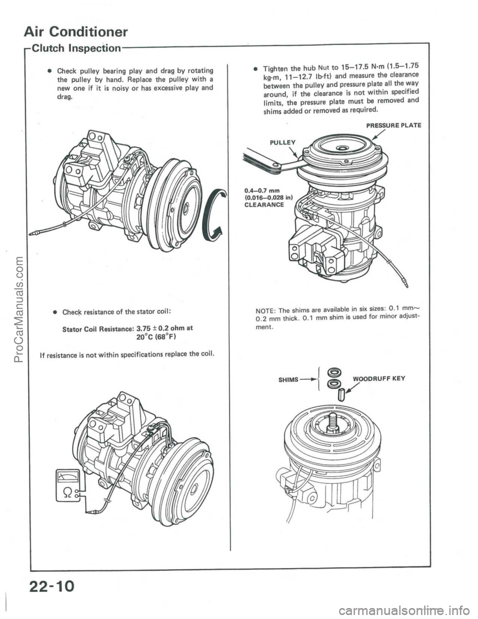 ACURA INTEGRA 1986  Service Repair Manual ProCarManuals.com 