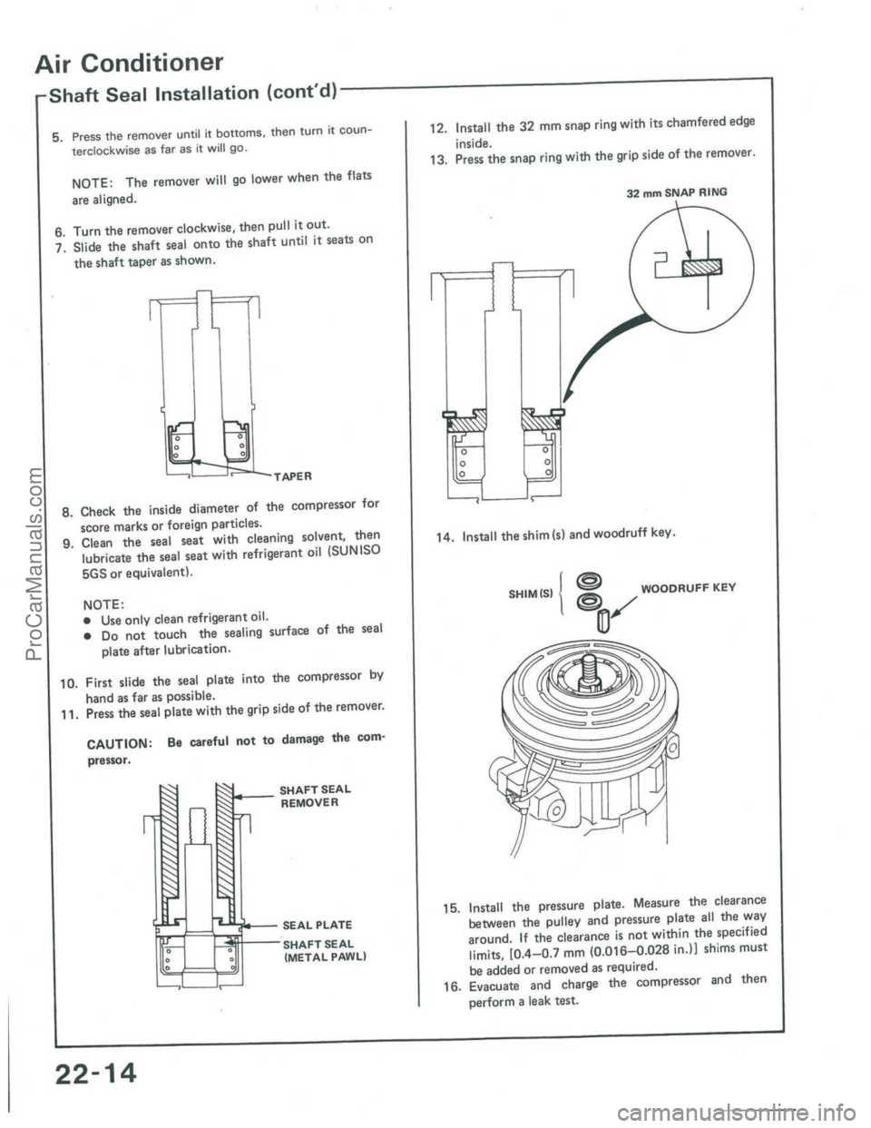 ACURA INTEGRA 1986  Service Repair Manual ProCarManuals.com 