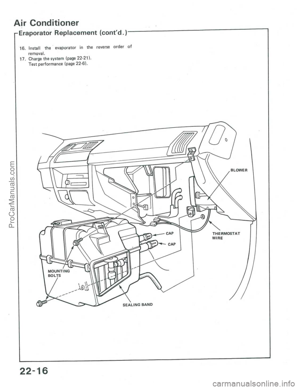 ACURA INTEGRA 1986  Service Repair Manual ProCarManuals.com 