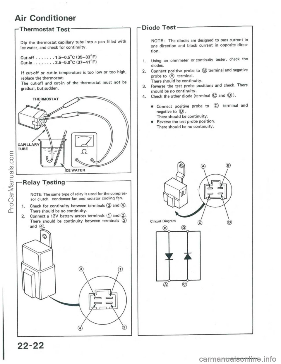 ACURA INTEGRA 1986  Service Repair Manual ProCarManuals.com 
