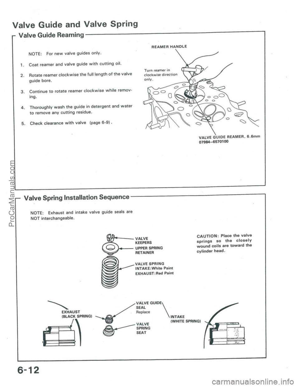 ACURA INTEGRA 1986  Service Workshop Manual ProCarManuals.com 