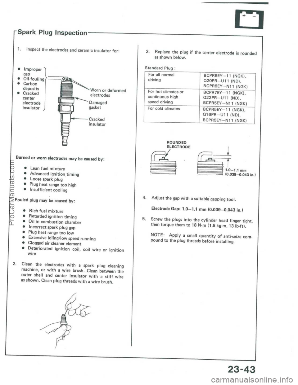 ACURA INTEGRA 1986  Service Repair Manual ProCarManuals.com 