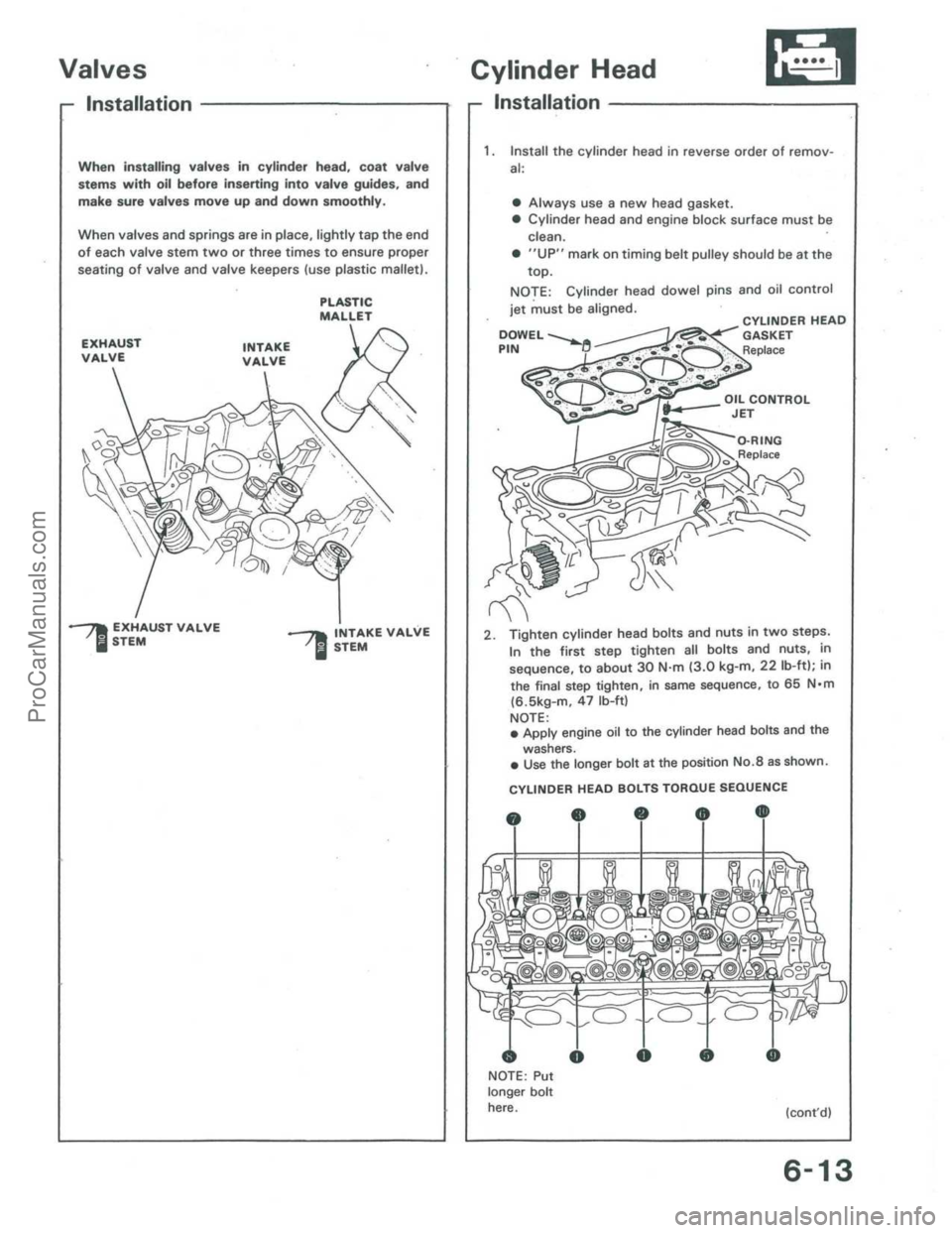 ACURA INTEGRA 1986  Service Workshop Manual ProCarManuals.com 