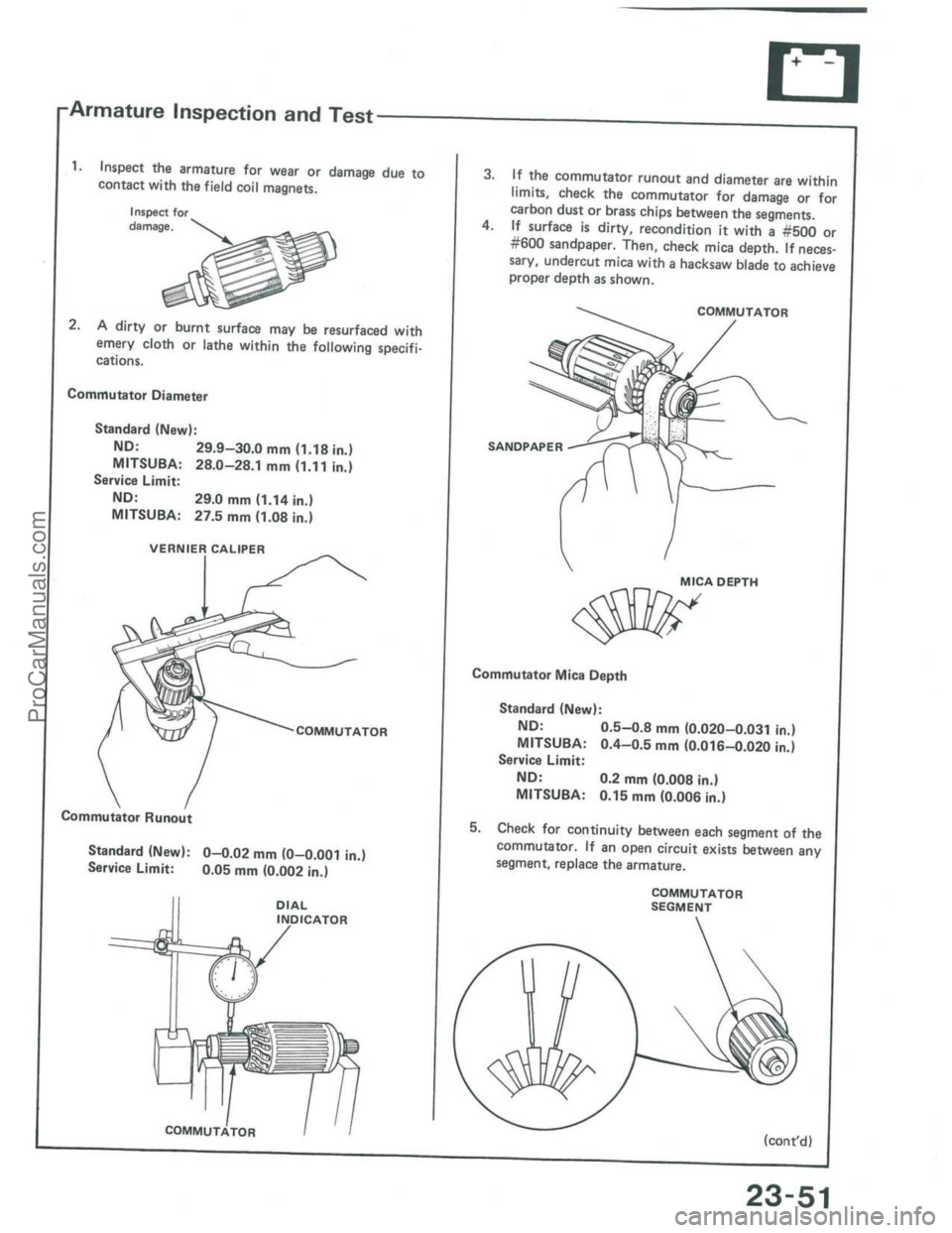 ACURA INTEGRA 1986  Service Repair Manual ProCarManuals.com 