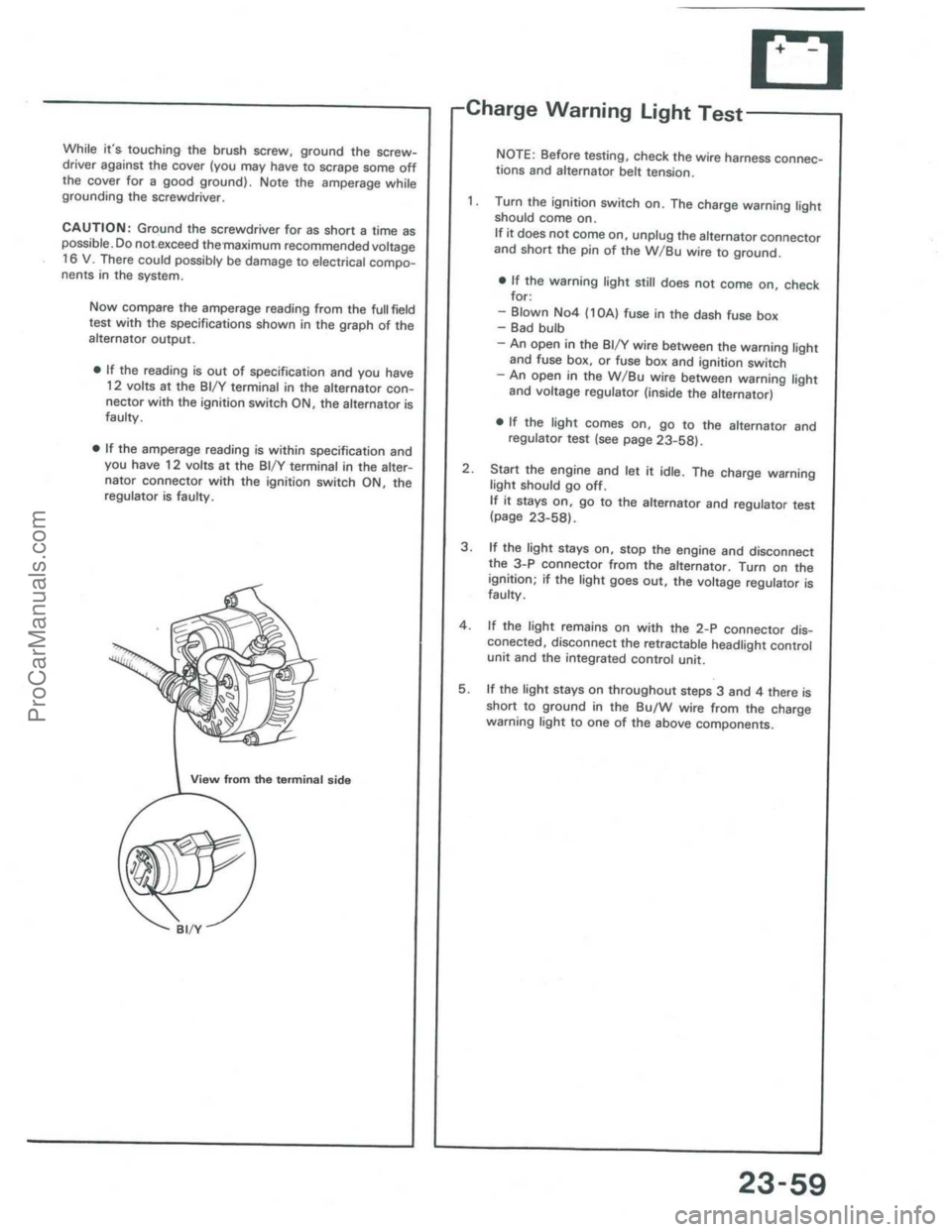 ACURA INTEGRA 1986  Service Repair Manual ProCarManuals.com 