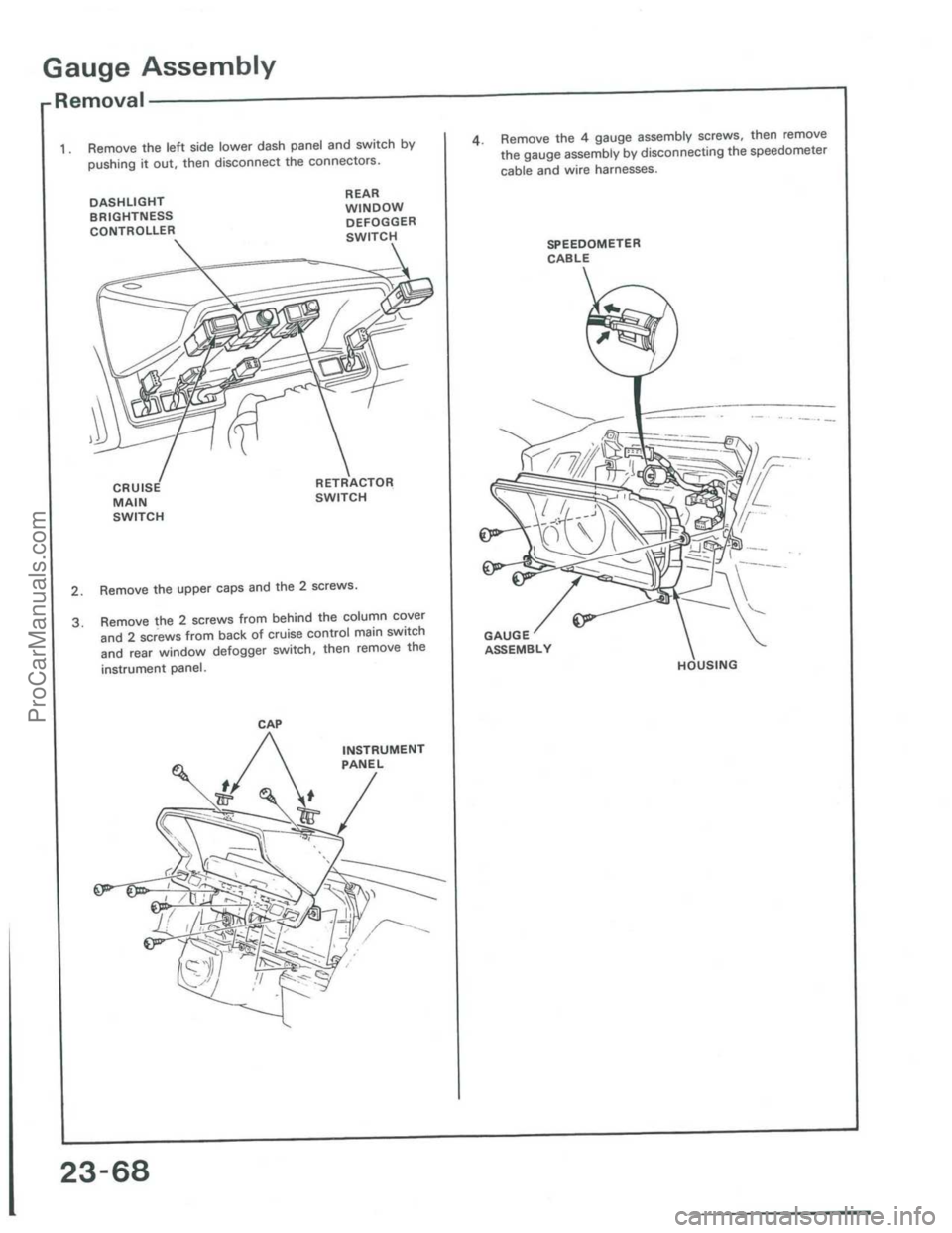 ACURA INTEGRA 1986  Service Repair Manual ProCarManuals.com 