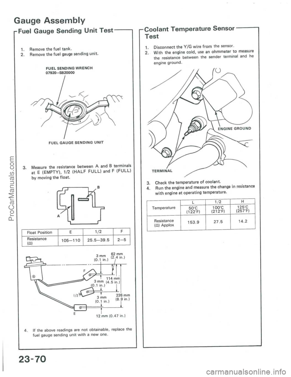 ACURA INTEGRA 1986  Service Repair Manual ProCarManuals.com 