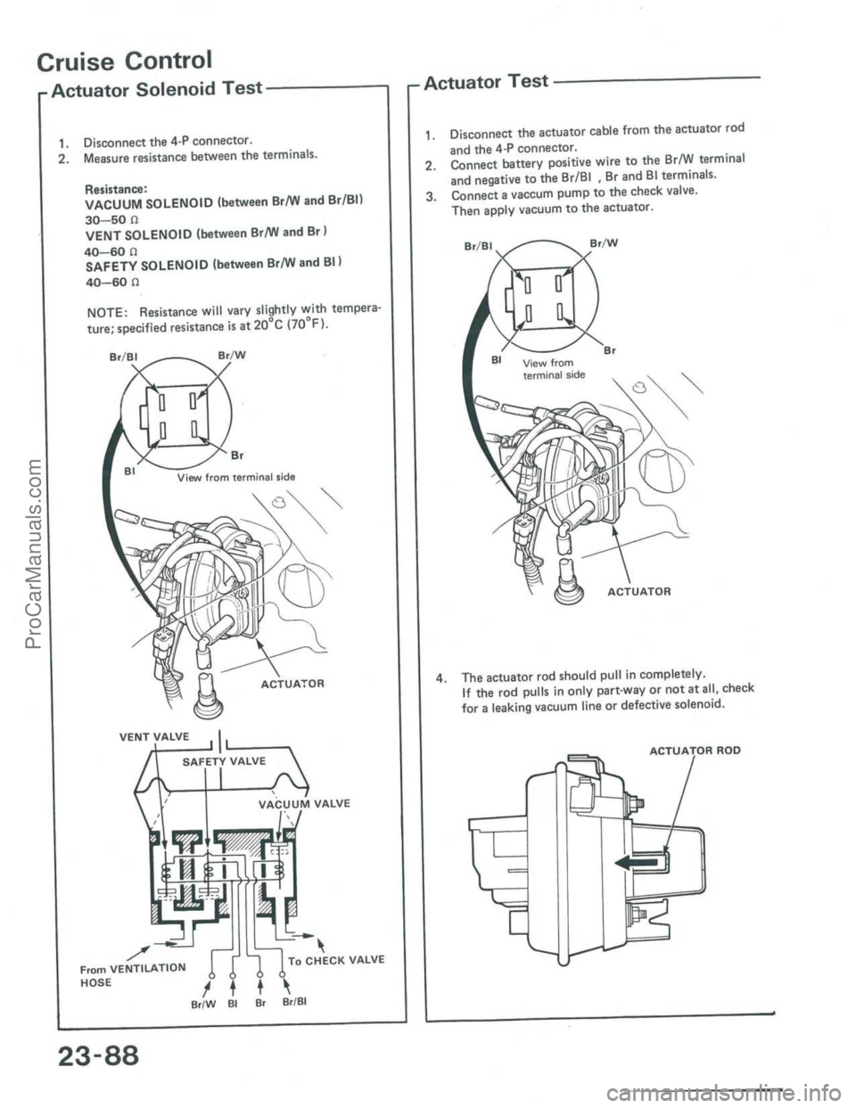 ACURA INTEGRA 1986  Service Repair Manual ProCarManuals.com 