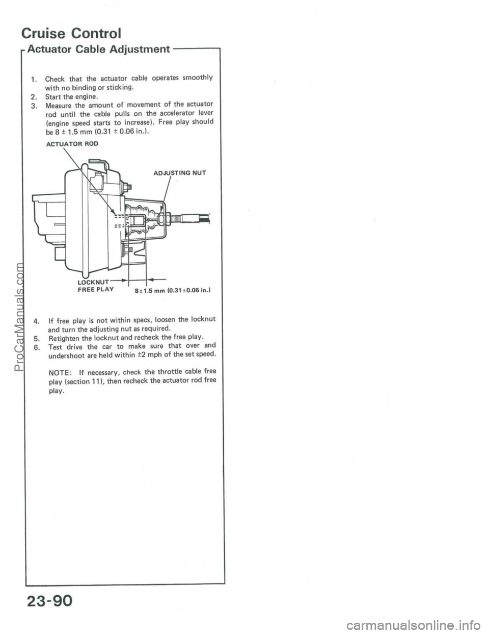 ACURA INTEGRA 1986  Service Repair Manual ProCarManuals.com 