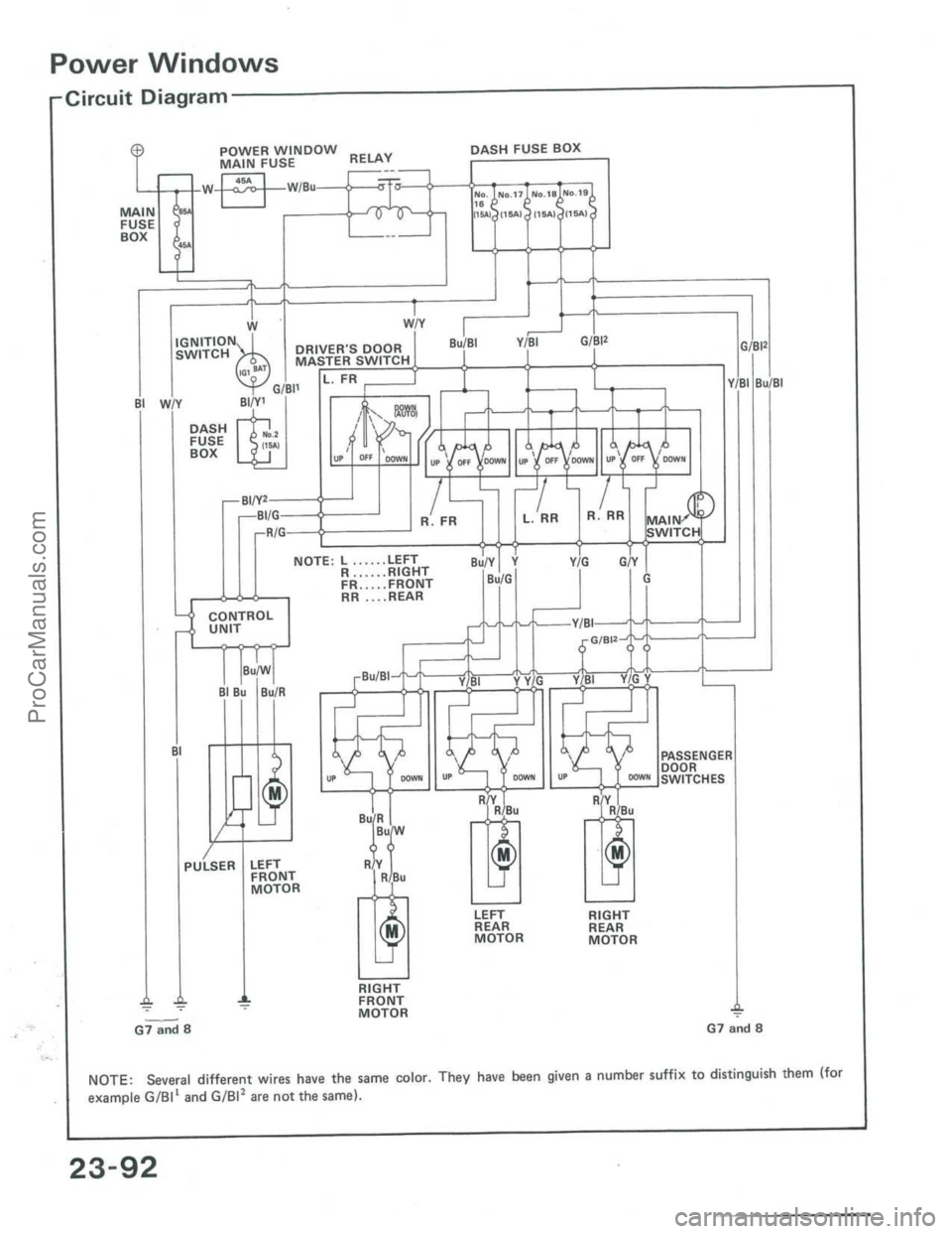 ACURA INTEGRA 1986  Service Repair Manual ProCarManuals.com 