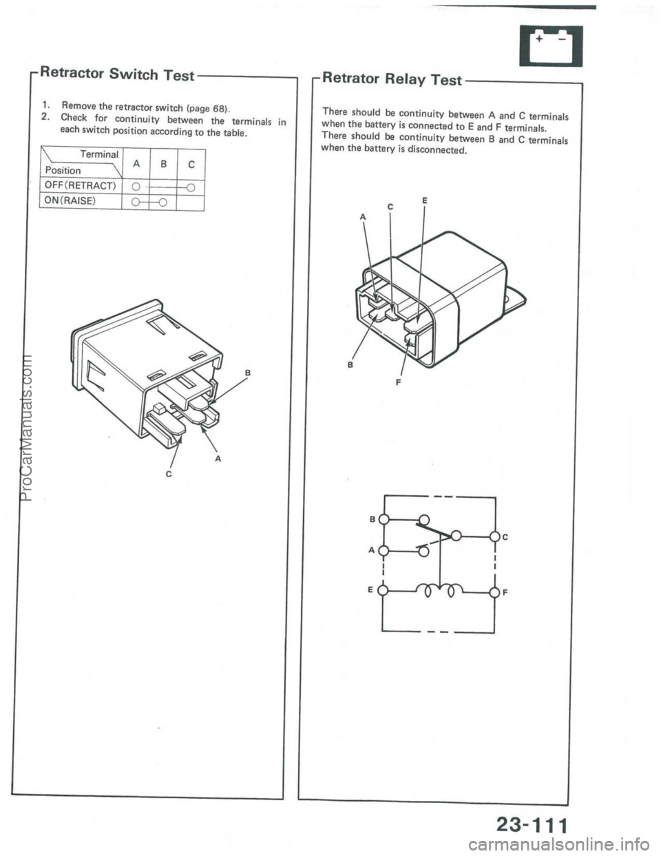 ACURA INTEGRA 1986 Service Repair Manual ProCarManuals.com ACURA INTEGRA 1986 Service Repair Manual ProCarManuals.com