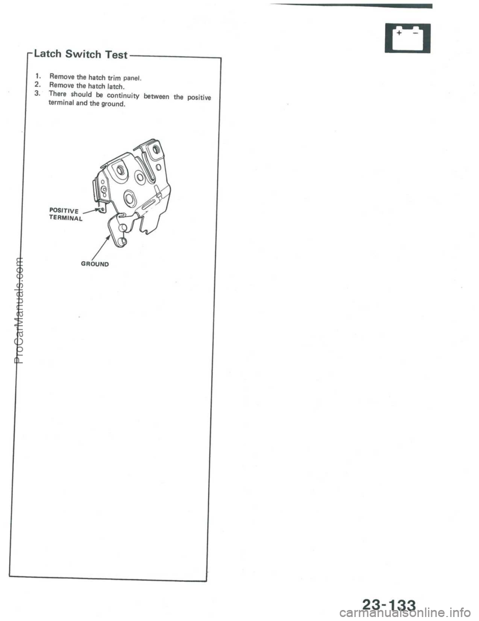 ACURA INTEGRA 1986  Service Repair Manual ProCarManuals.com 