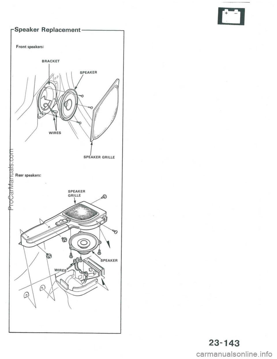 ACURA INTEGRA 1986  Service Repair Manual ProCarManuals.com 