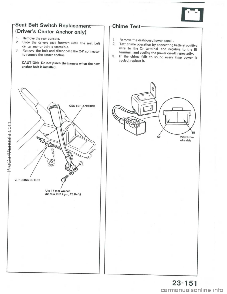 ACURA INTEGRA 1986  Service Repair Manual ProCarManuals.com 