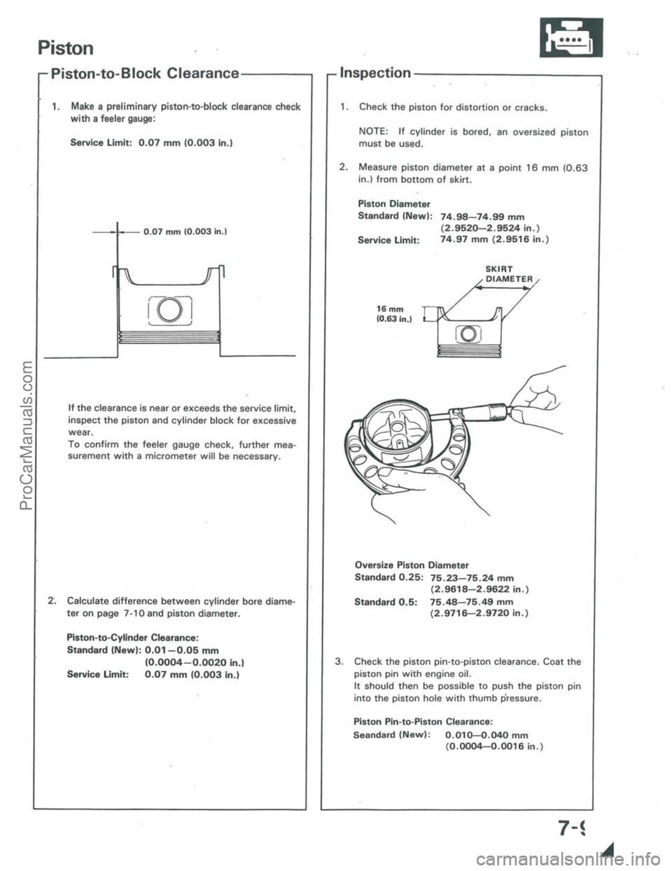 ACURA INTEGRA 1986  Service Manual PDF ProCarManuals.com 