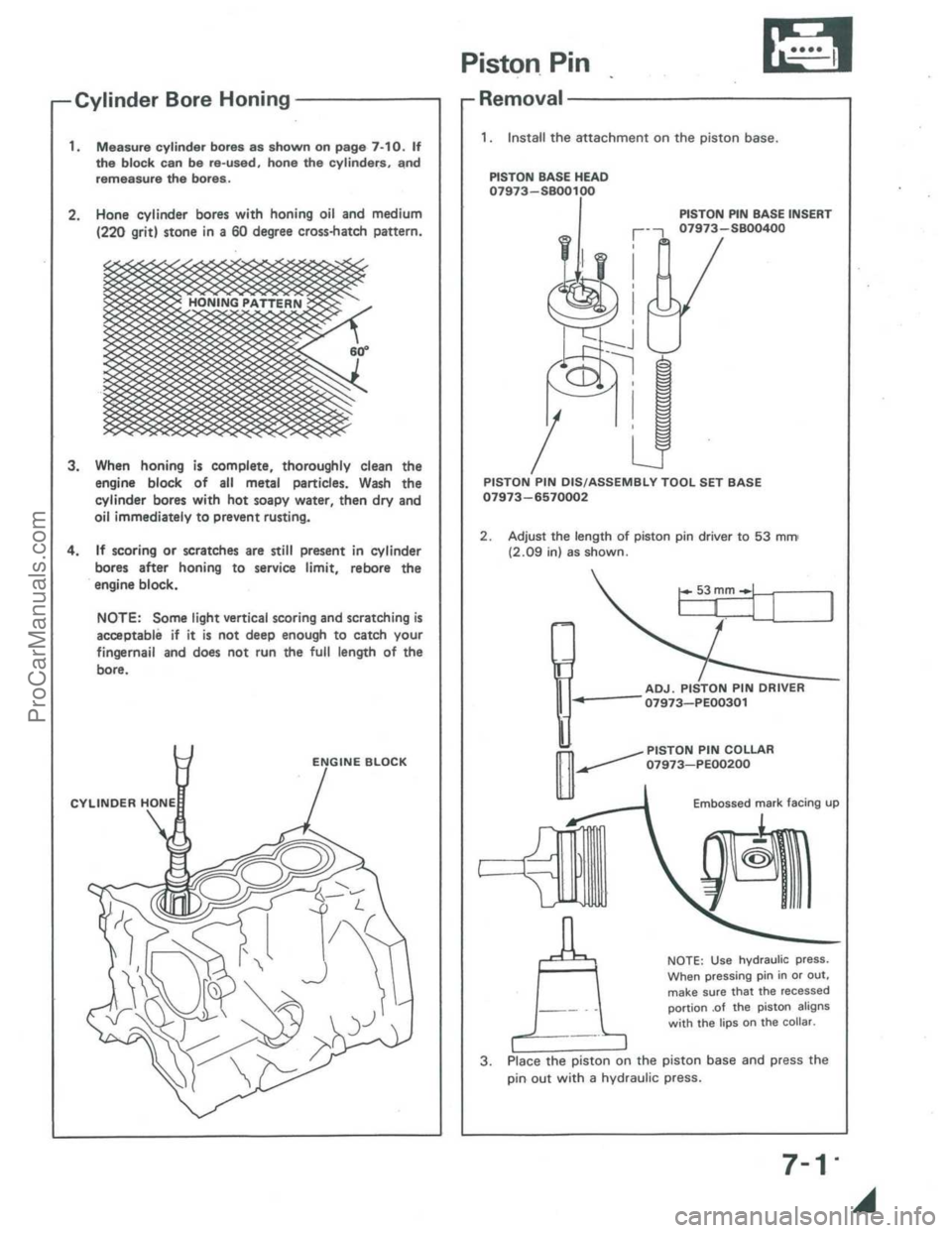 ACURA INTEGRA 1986  Service Manual PDF ProCarManuals.com 