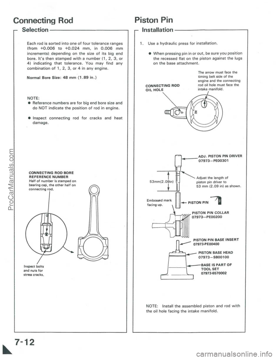 ACURA INTEGRA 1986  Service Manual PDF ProCarManuals.com 