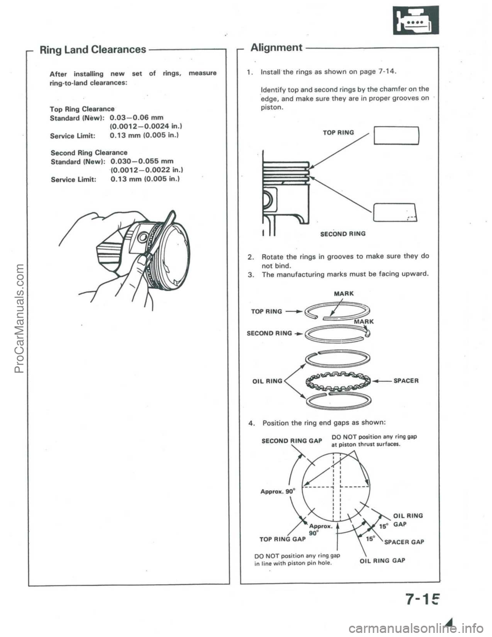 ACURA INTEGRA 1986  Service Manual Online ProCarManuals.com 