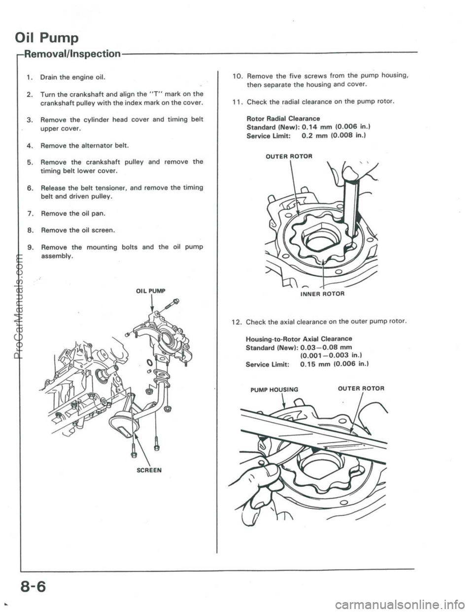 ACURA INTEGRA 1986  Service Manual Online ProCarManuals.com 